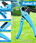 2 In 1 Drip Irrigation Hole Punch Cutter With Barbed Connectors For One Quarter Inch Fittings And 16 20 25 mm PE Pipe shown