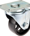 Three Inch Cast Iron Swivel Caster With 360 Degree Rotation And Heavy Duty Steel Bracket For Shop Base Mobility 330 Pound Capacity