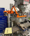 MG-1 Floor Mount Milling Machine Guard With OSHA Compliant Safety Shield, Lexan Window, on manual milling machine