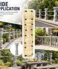 Column Balustrade Mold For Concrete And Plaster DIY Garden And Patio 27.6 Inch Two-Piece Reusable Plastic Form for vase pillar