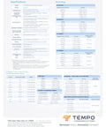 Specifications and accuracy chart for MM200 Digital Multimeter Auto Ranging 6000 Count Meter on white background.
