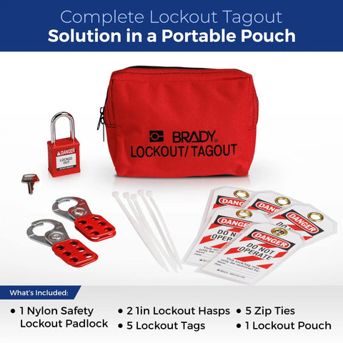 Heavy Duty Electrical Lockout Tagout Kit With Loto Warning Tags And Secure Hasps Plus One Solid Red Safety Padlock Built Like A Tank To Knock Out Hazards Fast With A Dead Simple Setup That Saves Time On Busy Job Sites