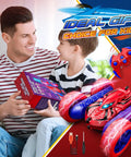 Father and son with Remote Control Car Double Sided 360 Degree Rotation 4WD RC Toy For Kids Ages 3 To 12 gift box