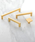 Solid Metal Core Ten Pack Kitchen Cabinet Pulls In Matte Black For Cabinets, Doors And Dresser Drawers, Heavy Duty Luxury Hardware