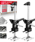 Heavy Duty Furniture Lifter Jacks 2 Pack, 15.5 Inch Portable Arm Hand Lifting Tool For Cabinets And Furniture Installations