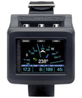 Front view of the G2 Wrist Dive Computer And Transmitter Bundle With Hoseless Air Integration, displaying underwater data on TFT screen.
