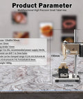 Mini Benchtop Drill Press With Precision Variable Speed Control For Watch Repair And Removing Broken Screws Featuring 4500 RPM Adjustment on marble surface.