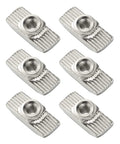 Reliable M4 T Slot Nuts Hammer Head Fastener Nuts For Aluminum 40x40 Profiles Nickel Plated Carbon Steel Set Of 50