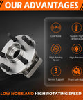 Front Wheel Bearing Hub Assembly For Subaru Legacy And Outback 2005 Through 2014 With ABS 5 Lug Wheel Hub Replacement