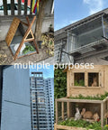 Built Tough Galvanized Hardware Cloth Mesh Roll For Chicken Coops And Backyard Critter Shields Rabbit Snake Gopher Shield Wire Screen Yard Ready Setup 16 By 20 Foot 19 Gauge Quarter Inch used for various animal enclosures.
