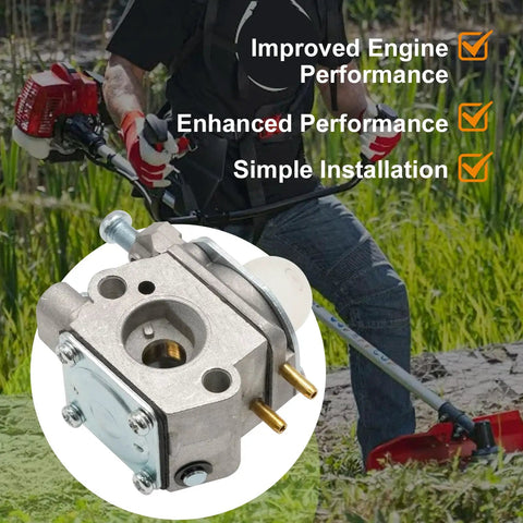 Replacement Carburetor Kit For Bolens And Cub Cadet String Trimmers Includes Fuel Filter Spark Plug Fuel Lines Gaskets