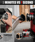 4 Inch Magnetic Dust Collection Kit Featuring High Grade N52 Snap On Fittings for quick tool-free connections