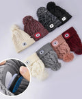 Colorful collection of Unisex Winter Beanie With Built In LED Light Headlamp Hat USB Rechargeable For Men And Women
