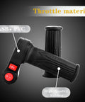 Electric Twist Throttle 12-72V Three Speed With Forward And Reverse Accelerator, ASB+PVC, Rubber, Fits 22mm Handlebars