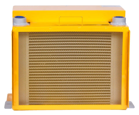 Industrial Air Oil Cooler With Fan 250 L Per Min Flow Aluminum Plate Heat Exchanger For Hydraulic Systems Heavy Duty Radiator Cooling A Real Workhorse For Wide Equipment And Machinery Applications AC220 Compatible