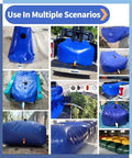 Massive Capacity Collapsible Water Bladder Tank For Gardens And Farms, Portable Water Storage Bag 1136L 300Gal in various outdoor uses