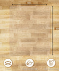 Clear Chair Mat For Hard Floors 48 Inch By 60 Inch Protects Hardwood Tile And Wood Floors From Rolling Office Chairs Under Desk