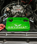 Non Slip Silicone Tool Tray For Mechanics And DIYers Small Grip Mat Keeps Tools In Place On Any Surface Flexible High Heat Resistant Organizer Pad Magnetic Free And Easy To Clean For Tool Boxes on engine bay