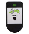 Propane Tank Gas Level Indicator With Bluetooth Magnetic Sensors Easy Mount To Bottom Of Vertical LP Tank And Updates Every Five Seconds Ideal RV Gas Gauge For 100 Pound And Under Tanks device showing "TANK 2" label