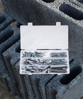 Open Heavy Duty Toggle Bolt Kit For Drywall With Carbon Steel Wall Anchors And Wing Nuts 48 Piece on concrete blocks
