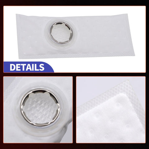 In Tank Fuel Pump Strainer Nylon 31 Micron Filter Compatible With GSS340 GSS317 GSS242 And GSS307 Fuel Pumps Easy Install Direct Fit