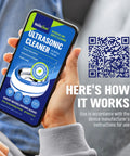 Heavy Duty Ultrasonic Cleaner Concentrate That Makes Eight Gallons For Glasses Retainers Dentures Aligners Razors And Firearm Parts Doing A Beast Mode Job On Stubborn Grime With Zero Hassle displayed on a smartphone with QR code