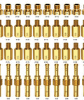 Carburetor Main Jet And Pilot Jet Kit For Keihin PWK CVK OKO KOSO Polini Carbs Includes 30 Main Jets And 10 Pilot Jets
