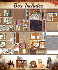 Dope DIY Japanese Izakaya Book Nook Kit For Adults Teens And Beginners, Tiny House Bookshelf Decor, puzzle pieces layout