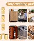 Hidden Brass Barrel Hinges Set For DIY Jewelry Boxes And Furniture 6 Pack 8mm Concealed Hinges With 180 Degree Opening For Slick Doors And Craft Projects By XLIUAX with various home furniture images