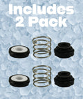 Replacement Mechanical Seal 465627-01 For Heavy-Duty Commercial Ice Machines, 2 Pack, Replaces Hoshizaki Seal, Fits KM-800MWE KM-900MRH KM-501MAH KM-500MWE KM-280MAH And More, Prevent Leaks And Protect Pump Components, 2-piece seal set with springs