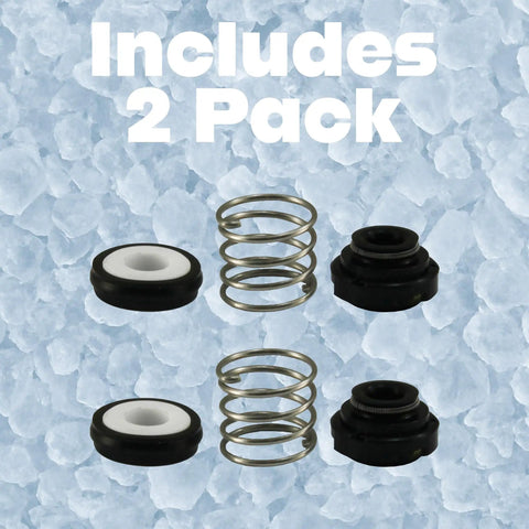 Replacement Mechanical Seal 465627-01 For Heavy-Duty Commercial Ice Machines, 2 Pack, Replaces Hoshizaki Seal, Fits KM-800MWE KM-900MRH KM-501MAH KM-500MWE KM-280MAH And More, Prevent Leaks And Protect Pump Components, 2-piece seal set with springs