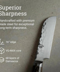 Premier 3 Inch Vegetable Knife With VG MAX Core And Damascus Stainless Steel Cladding Pakkawood Handle For Peeling And Coring