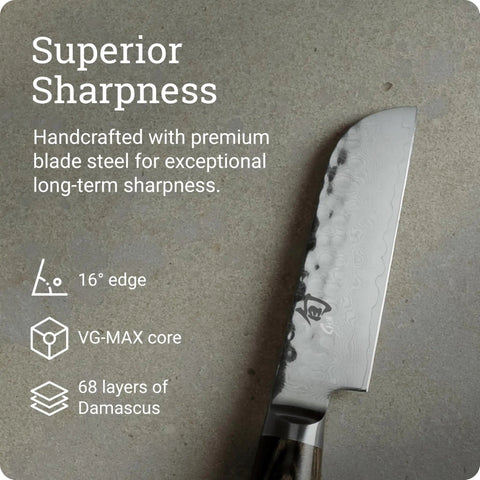 Premier 3 Inch Vegetable Knife With VG MAX Core And Damascus Stainless Steel Cladding Pakkawood Handle For Peeling And Coring