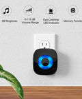 Long Range Wireless Doorbell Kit For Home 1300 Feet Waterproof Door Chime With 58 Melodies 5 Adjustable Volume Levels LED Strobe