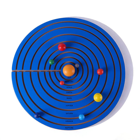 Hands On Solar System Wooden Puzzle For Kids 21.2 Inches Big Planet Puzzle Board With Sun And Eight Planets Educational Astronomy Toy