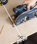 Positioning Calipers For Accurate Cuts And Easy Wood Cutting, Adjustable Stainless Steel Circular Saw Precision Guide in use