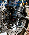 Hardcore Metric Flange Bolt Kit With Socket Wrench 716 Piece Hex Fastener Set Grade 10.9 black zinc screw on motorcycle wheel with wrench.