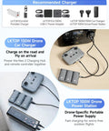Neo 2 Battery Charging Hub Bundle With 3 Original Neo 2 Batteries And 65W Parallel Charger setup on desk