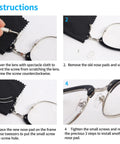 Instructions for using the Magnetic Eyeglass Repair Kit With Compact Case All-In-One Tool Set For Glasses Sunglasses And Watches