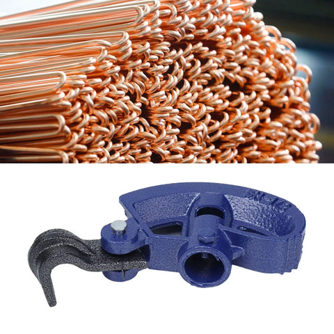 Heavy Duty Manual Pipe Bender For Thin Iron,PVC & Aluminum with hardened carbon steel hook for precise bending tasks.