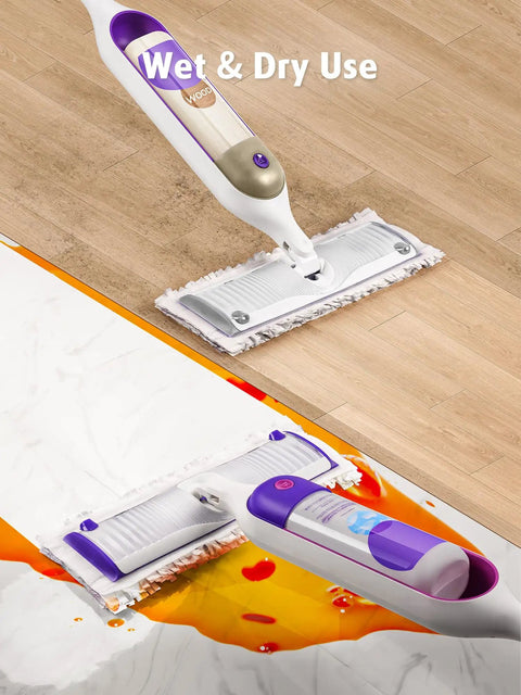 24 Pack Disposable Power Mop Pads Refills For Swiffer Power Mop, Thick 14 Layer Design, Secure Attachment, Heavy Duty Replacements For Fast Easy Deep Cleaning At Home, Kitchen, And Bathroom on wood floor