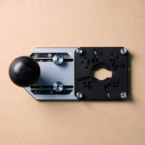 10 In 1 Trim Router Jig For Circle Cutting And Edge Guide Mortise And Rabbet Trimming Multi Function Router Base with aluminum base