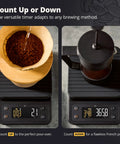 0.1g Precision Digital Coffee Scale With Timer For Pour Over And Espresso, 3Kg Capacity, French press and pour-over use
