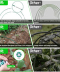 DIY Greenhouse Hoops Kit For Grow Tunnels 161 Piece Garden Support System comparison chart with features and benefits