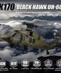 Dope Brushless RC Helicopter With 6 Axis Gyro And 4 Channel Control For Adults And Beginners WLtoys Style Military Design