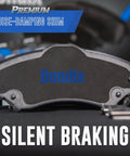 Ceramic Front Brake Pads OE Replacement For Hyundai Elantra GT Kona Sonata Veloster Kia Forte Optima Seltos Silent Braking