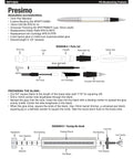 Diagram of Presimo Fountain Pen Kit For Woodturning Projects Hardware Only Lathe Required 10mm Single Tube Design Postable Cap