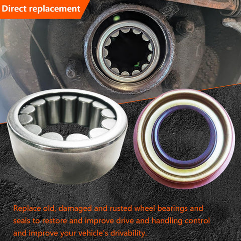 Rear Left And Right Axle Wheel Bearing And Seal Kit For Cadillac Chevy Blazer Silverado Suburban And GMC Sierra 1500 Ready To Roll