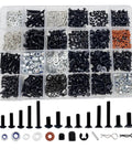 1000 Piece RC Screw Kit With 1000pcs Screws Assortment For Traxxas Axial Redcat HSP SCX10 One Eighth One Tenth One Twelfth One Sixteenth Scale RC Cars Trucks Crawlers Hardware Fasteners For Off Road And On Road Builds