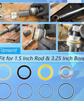 Tilt Hydraulic Cylinder Seal Kit For Bobcat Skid Steer Loader Models 630 631 632 642B 643 645 653 730 741 742 753